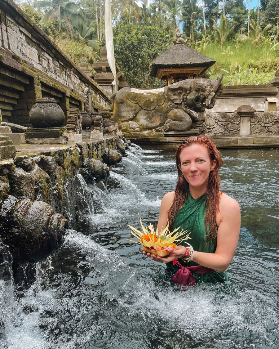 How to Spend 3 days in Ubud, Bali: Epic Itinerary. Pura Tirta Empul Temple: Purification Ceremony.