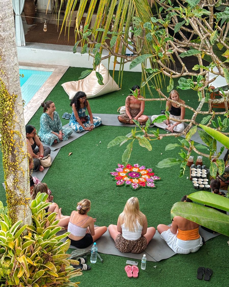 Stay at Arya Wellness Retreat: Ubud’s Top Female-Only Escape. Ubud. Bali. Cacao ceremony.