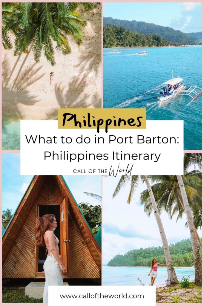 What to do in Port Barton Philippines Itinerary