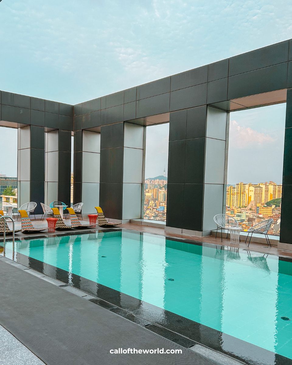 L7 Hongdae rooftop pool seoul south korea