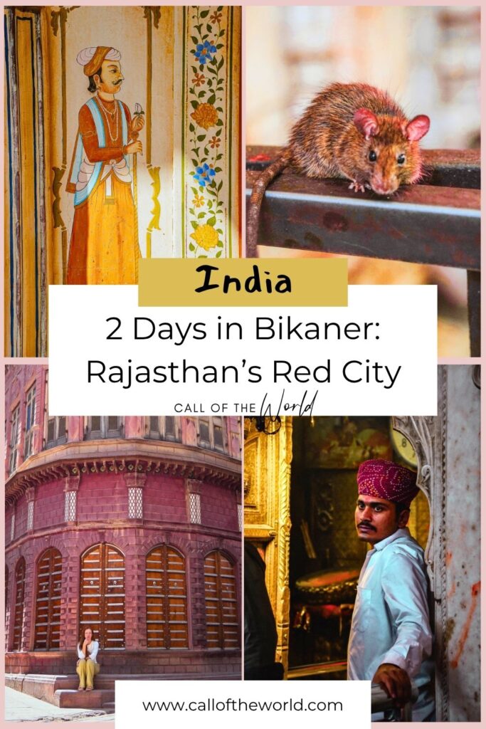2 Days in Bikaner Rajasthan’s Red City Itinerary Pinterest