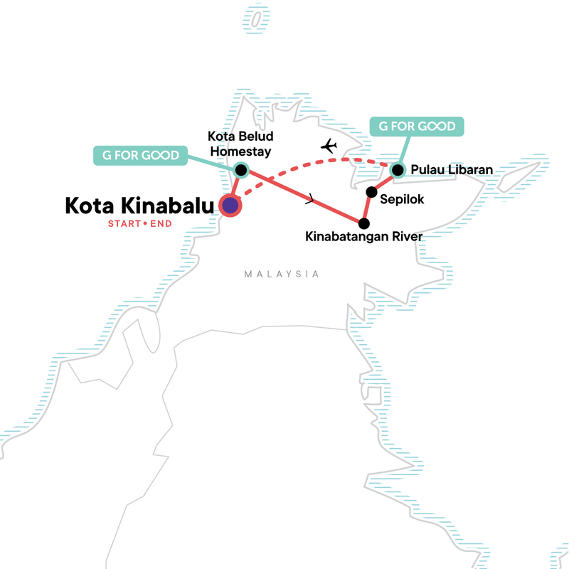 Borneo – East Sabah Adventure tour